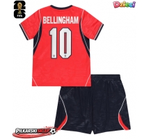 Anglia Jude Bellingham #10 Koszulka Wyjazdowa dzieci MŚ 2026 Krótki Rękaw (+ krótkie spodenki)